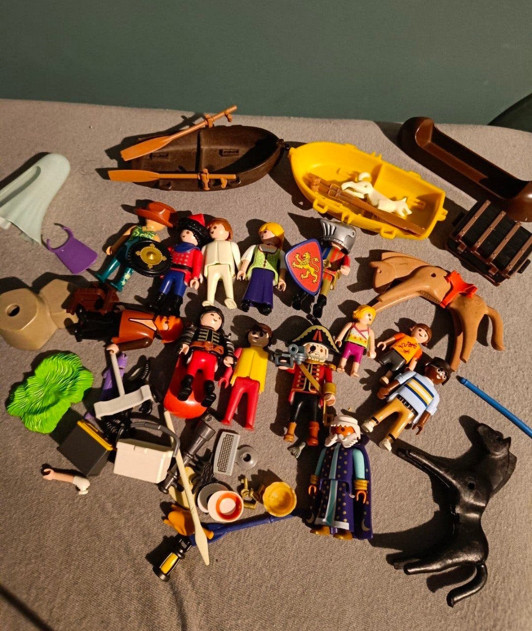 collectie playmobil poppetjes, coaching/familie opstelling, Ophalen of Verzenden, Zo goed als nieuw, Losse onderdelen, Figuren