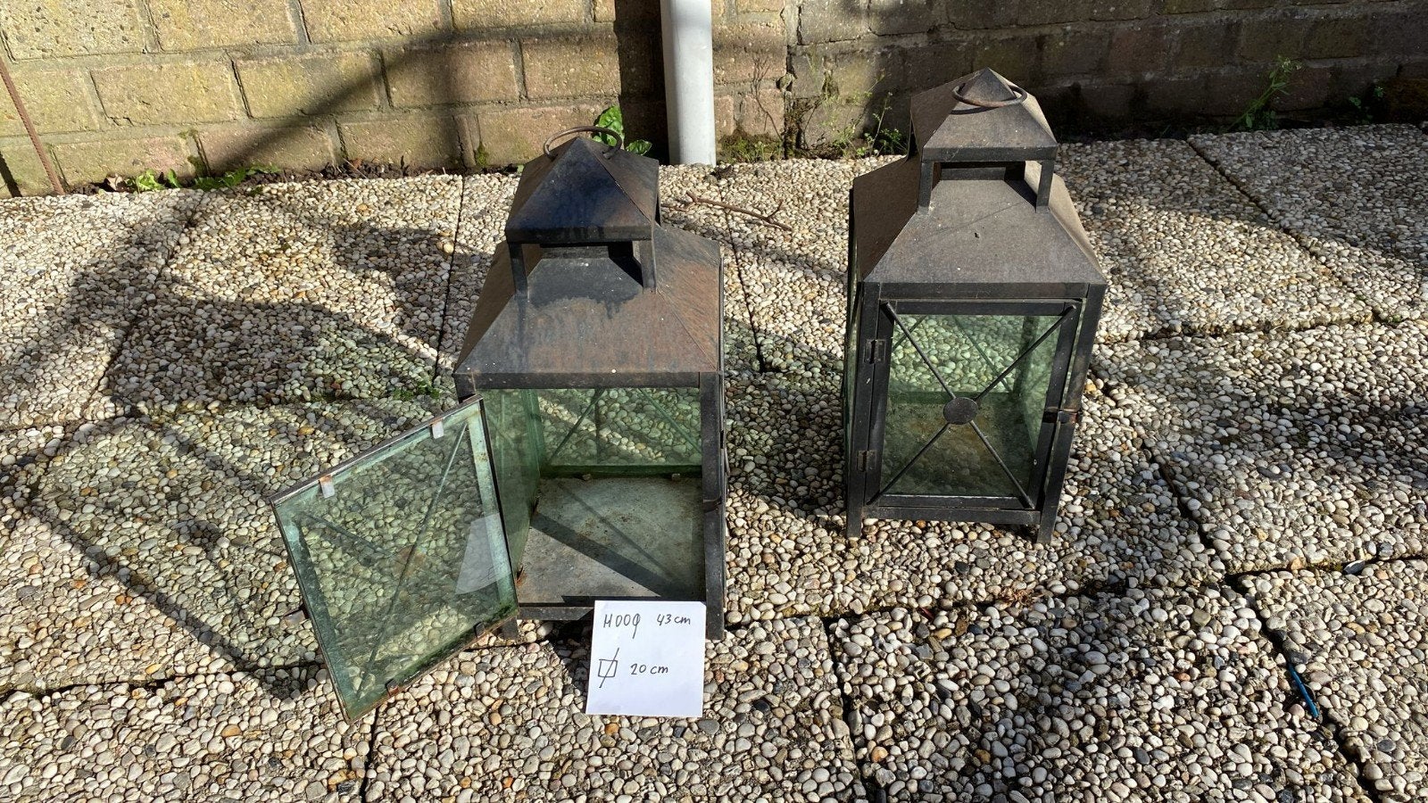 windlicht per 2stuk, Tuin en Terras, Ophalen, Netvoeding, Minder dan 50 watt
