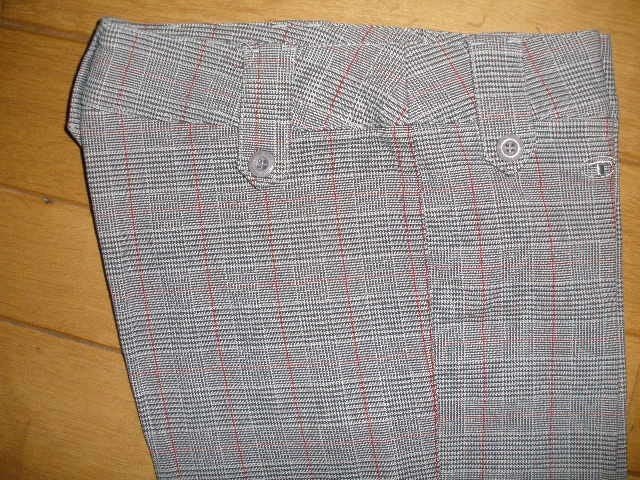 TOM TAILOR broek grijs zwart rood ruit maat 36 - nieuw -, Nieuw, Maat 36 (S), Lang, Rood