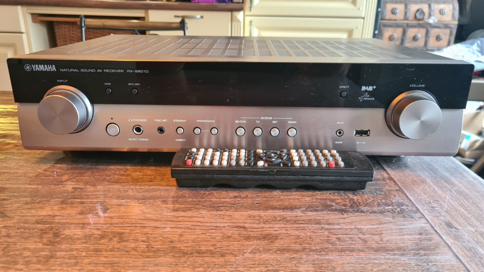Complete Yamaha Home Cinema Set, Ophalen, Blu-ray-speler, 70 watt of meer, Zo goed als nieuw