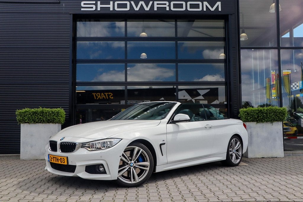 BMW 4-serie Cabrio 428i M-Sport, 245PK, Nekverwarming, H&K A, Auto's, BMW, Automaat, 745 kg, Gebruikt, Cabriolet