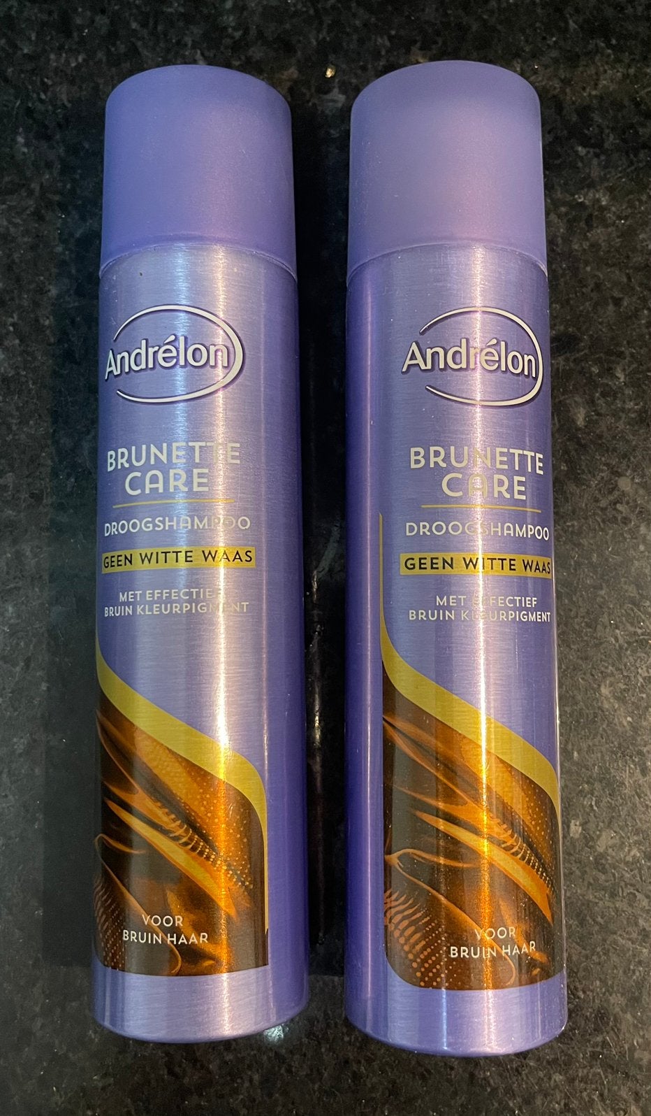 Nieuw: 2 stuks Andrélon Brunette Care droogshampoo, Sieraden, Tassen en Uiterlijk, Uiterlijk | Haarverzorging, Ophalen of Verzenden
