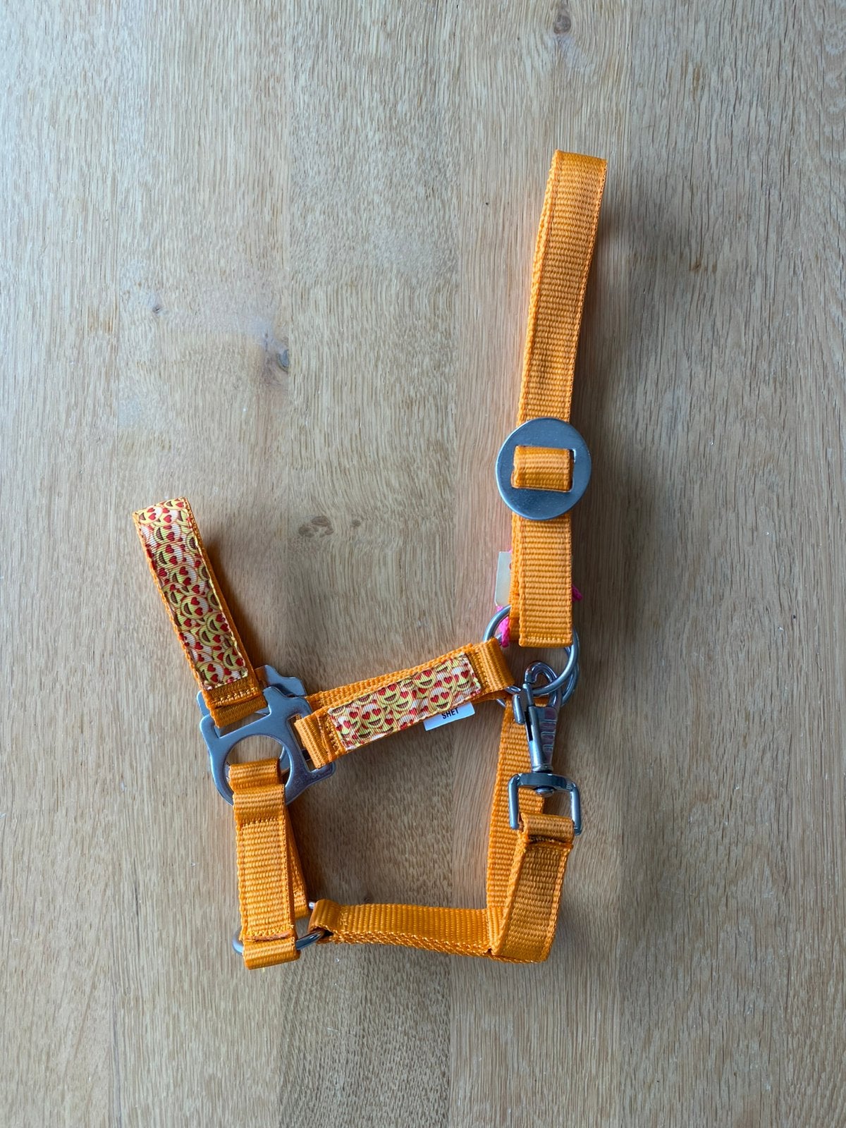 Nieuw: halster met print  maat shet, Dieren en Toebehoren, Paarden en Pony's | Hoofdstellen en Tuigage, Ophalen of Verzenden, Zo goed als nieuw