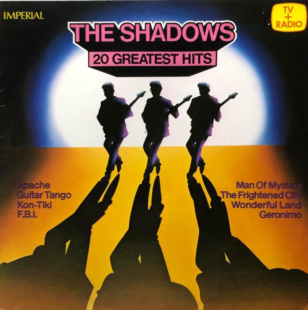 THE SHADOWS LP: 20 GREATEST HITS, Cd's en Dvd's, Vinyl | Pop, Ophalen of Verzenden, Gebruikt, 12 inch