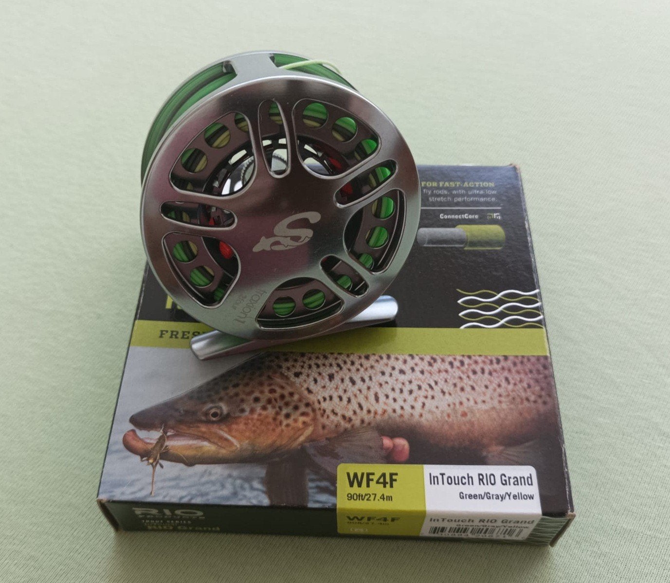 G.Loomis Eastfork vliegvishengel met Scierra reel, Verzenden, Gebruikt, Complete set