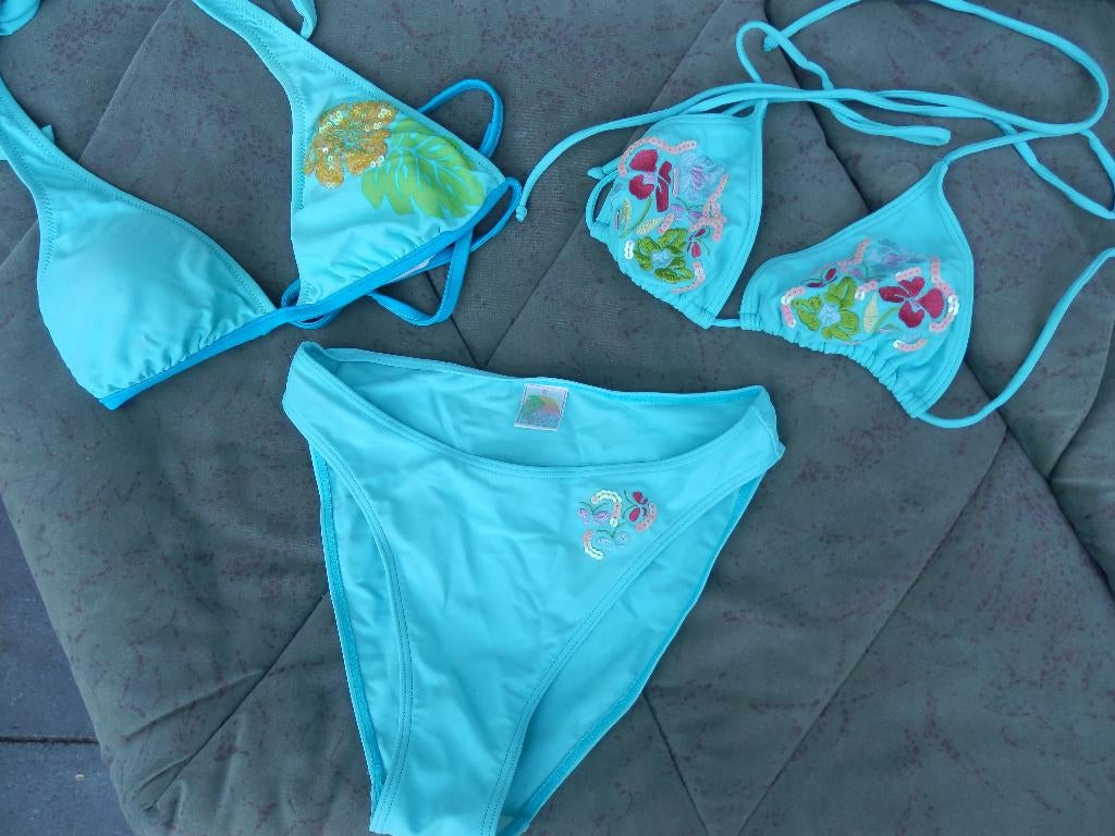 bikini's diverse/zwembroeken:badkleding, Ophalen of Verzenden, Zo goed als nieuw, Blauw, Bikini