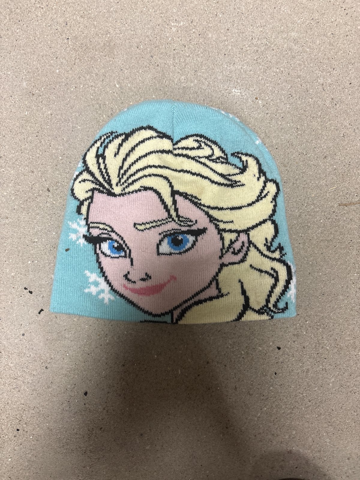 Elsa Muts - Frozen - Lichtblauw - Zo goed als nieuw, Kinderen en Baby's, Kinderkleding | Mutsen, Sjaals en Handschoenen, Meisje