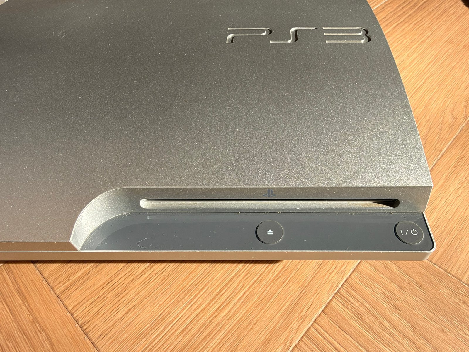 Ps3 PlayStation 3 Slim Satin Silver + controller + 3 games, Met games, 320 GB, Ophalen of Verzenden, Zo goed als nieuw