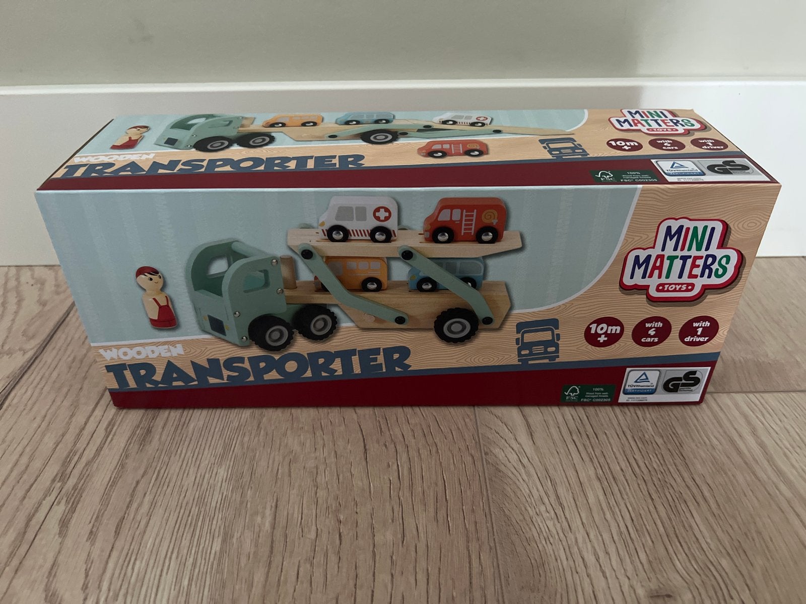 Mini Matters Houten Transporter - Nieuw in doos, Ophalen of Verzenden, Nieuw