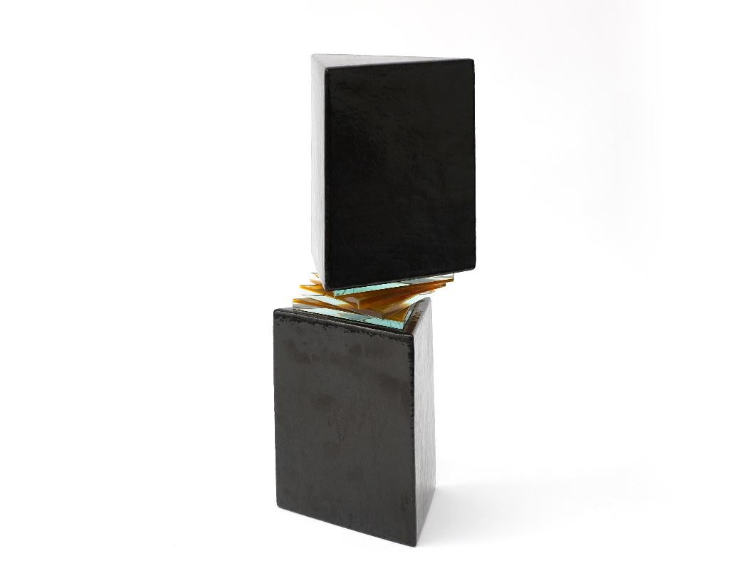 Mieke Pontier - keramiek / glazen sculptuur, Ophalen of Verzenden