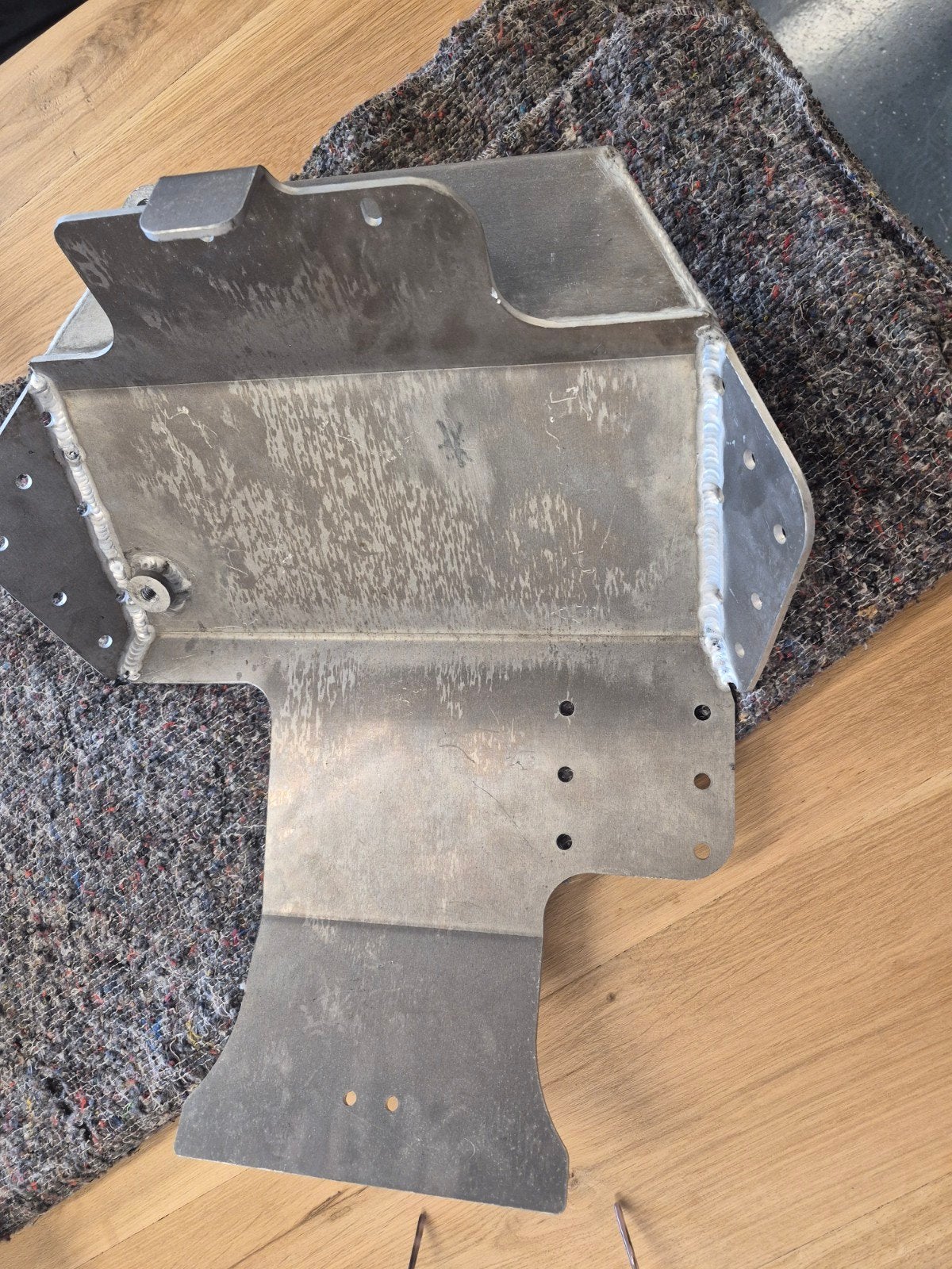 Aluminium carterbeschermplaat - skid plate, Ophalen of Verzenden, Gebruikt