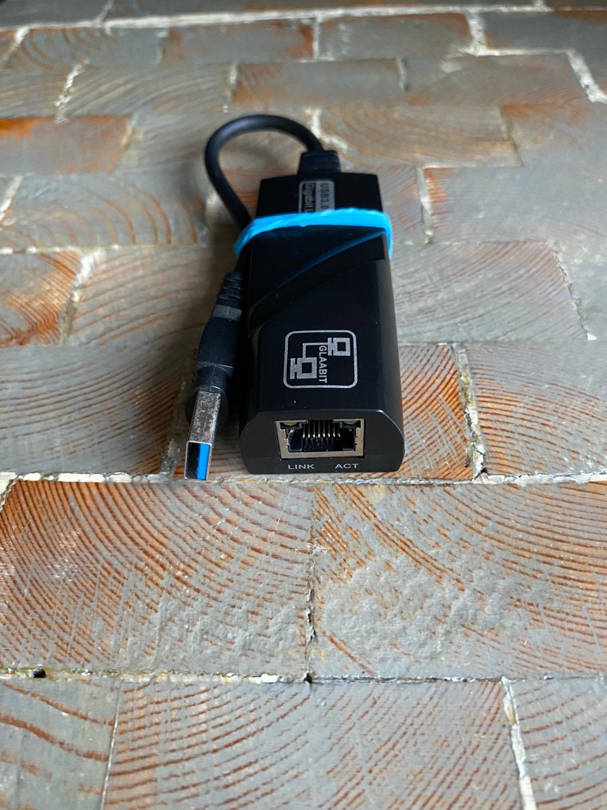 USB 3.0 naar Gigabit Ethernet Adapter (1000 Mbps)–Ongebruikt