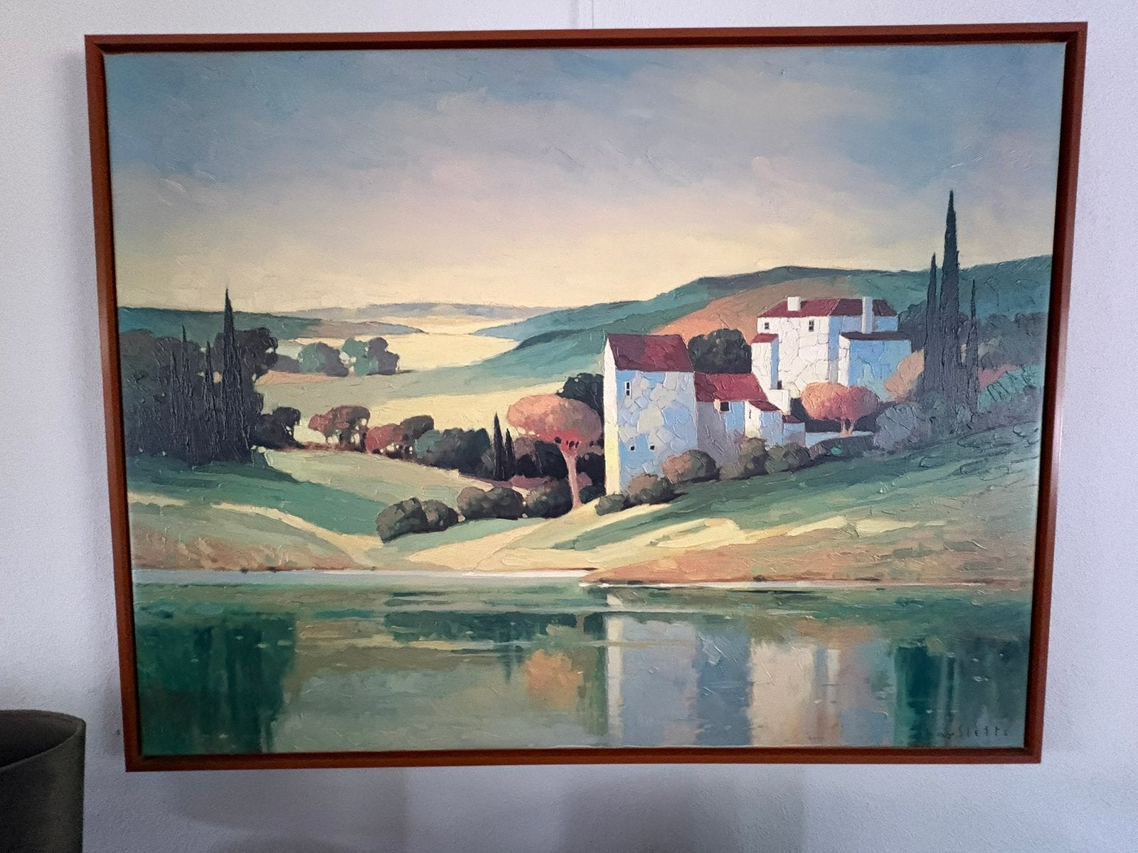Le chateau sur Rhône. ( IKEA Hallaryd), Ophalen, Landschap