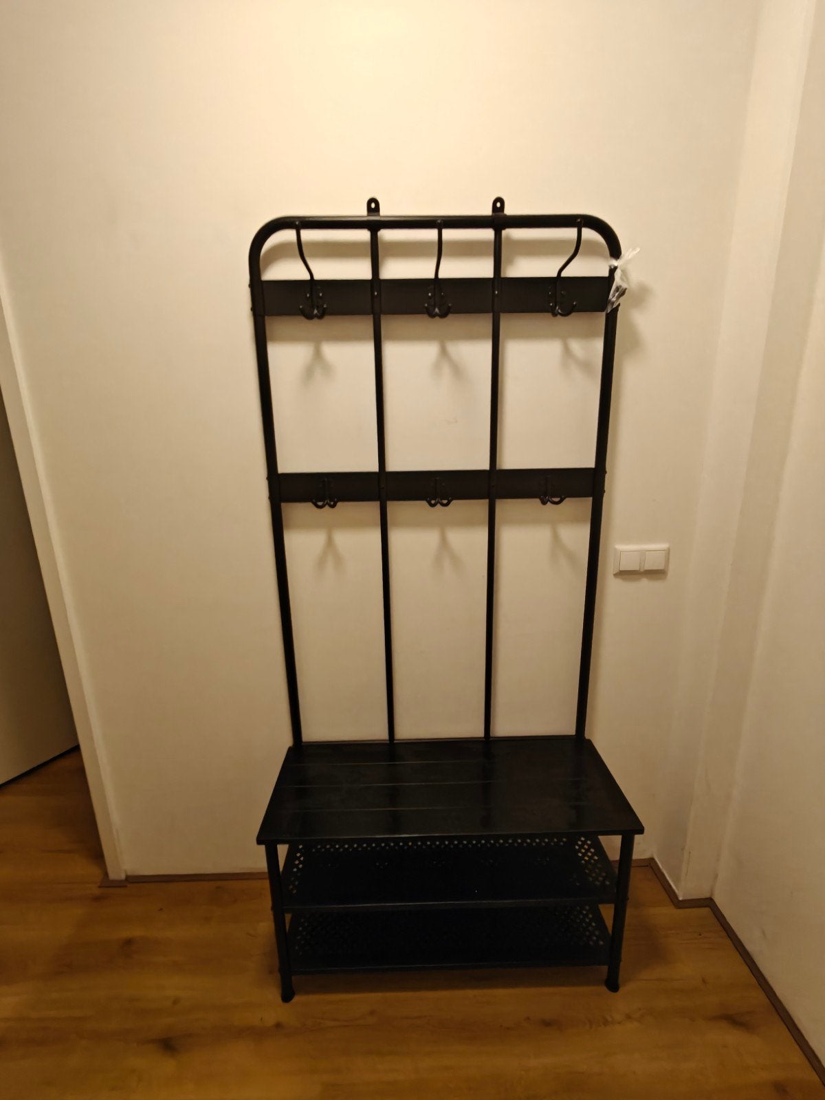 IKEA PINNIG kapstok met bankje - Zo goed als nieuw, Zo goed als nieuw, Metaal, 150 tot 200 cm, Ophalen
