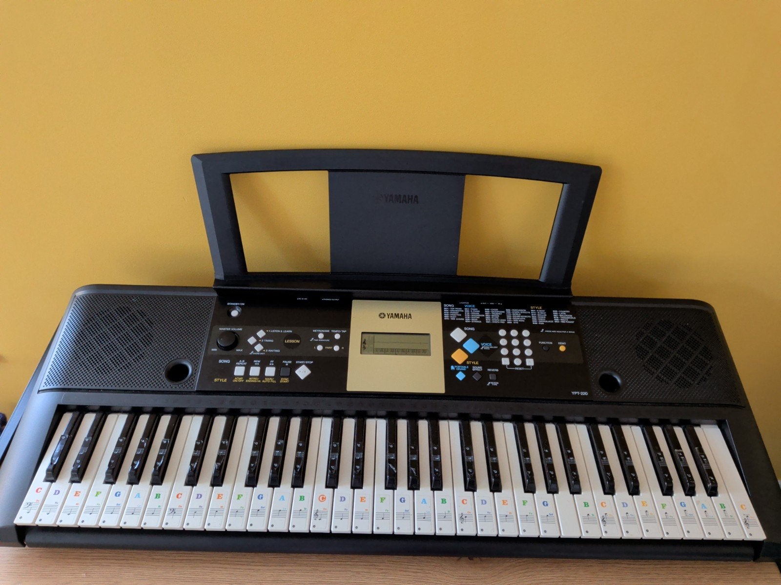 Yamaha YPT-220 Keyboard met 61 toetsen, Muziek en Instrumenten, Ophalen, 61 toetsen, Yamaha, Zo goed als nieuw