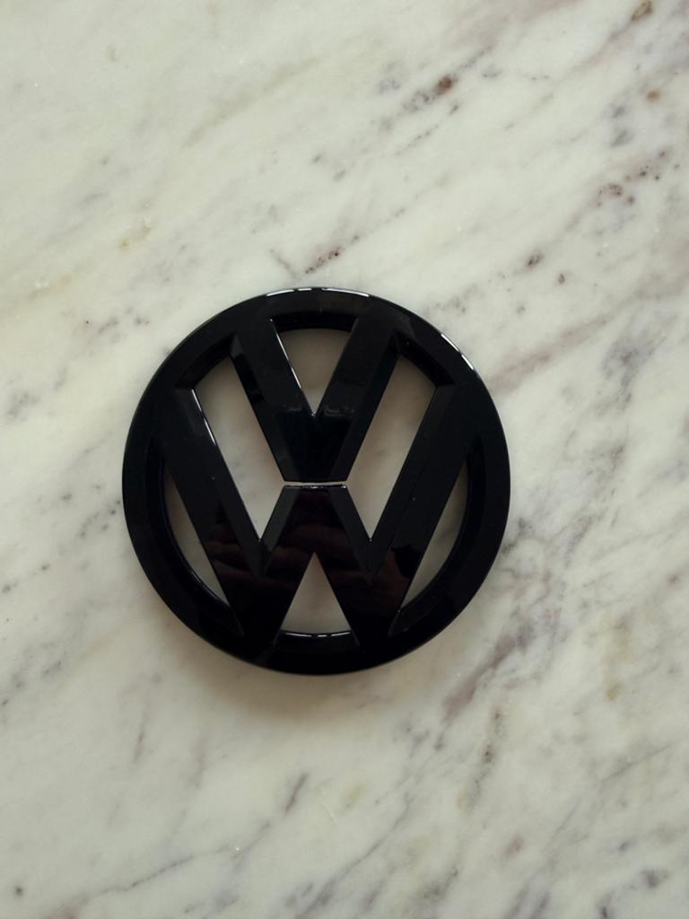 Zwart Volkswagen Logo Golf 5 6 7 | Nieuw, Auto diversen, Tuning en Styling, Ophalen of Verzenden