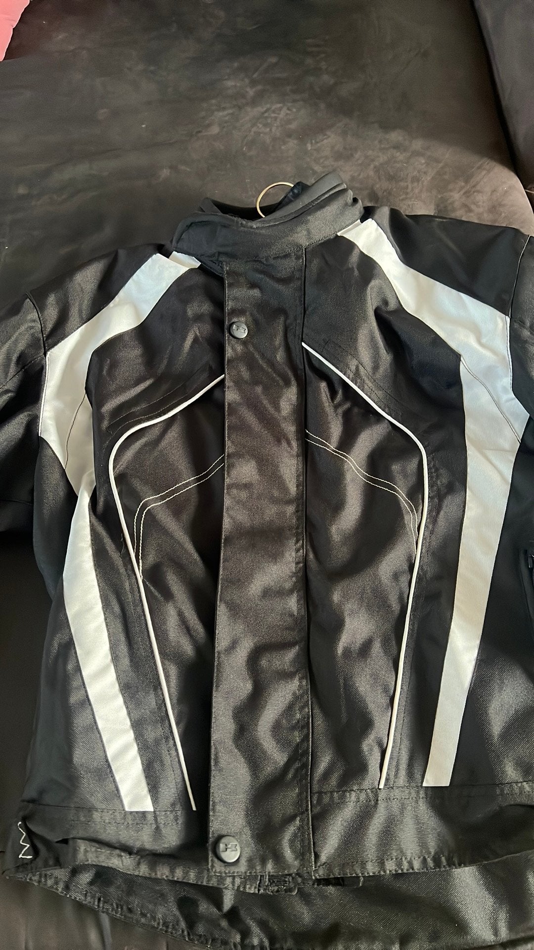Kawasaki Mid Season Motorjas – Maat XL – Wit – Origineel, Motoren, Ophalen, Nieuw met kaartje, Dames, Jas | textiel