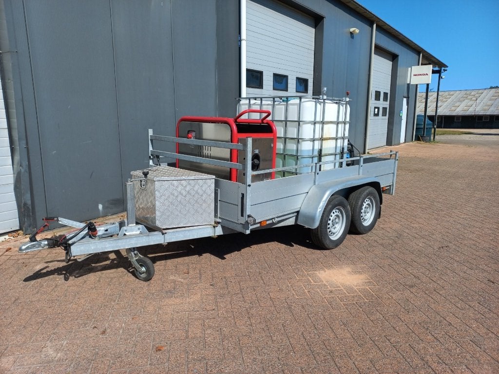 MeClean heetwater onkruid machine op aanhanger met aggregaat, Ophalen, Gebruikt, Honda