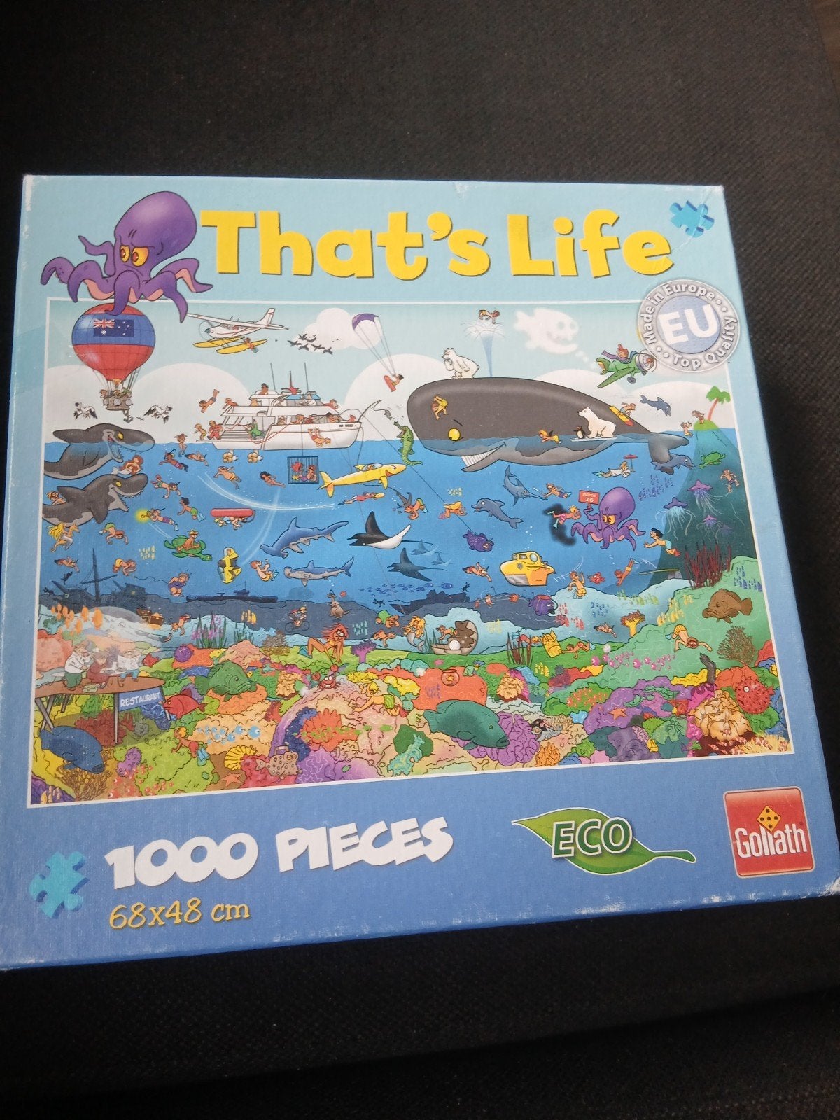 Legpuzzel 1000 stukjes That's life, Ophalen of Verzenden, 500 t/m 1500 stukjes, Zo goed als nieuw, Legpuzzel