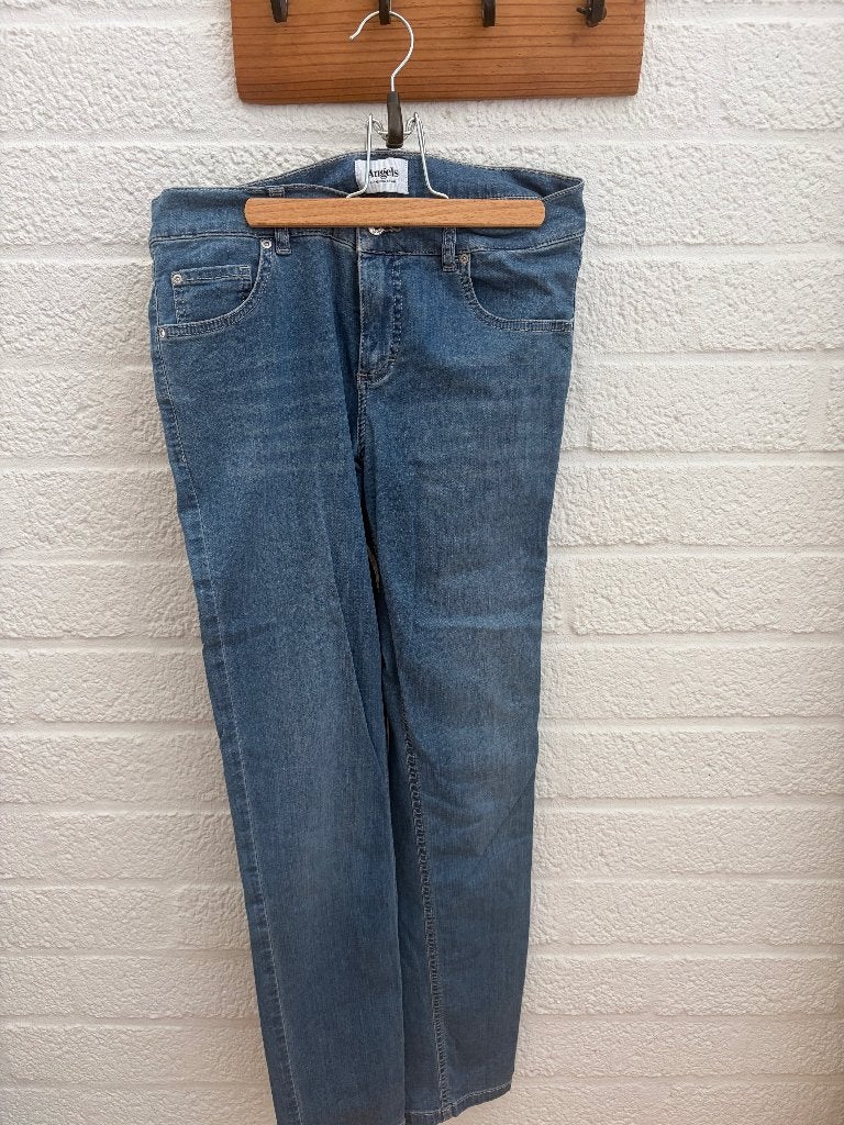 spijkerbroek, Ophalen of Verzenden, Zo goed als nieuw, Blauw, W30 - W32 (confectie 38/40)