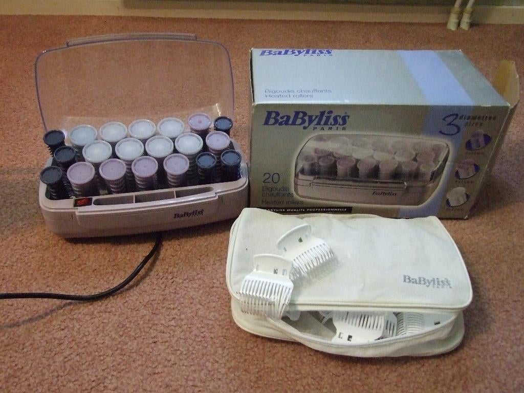 Babyliss krulset in doos met klemmen, Sieraden, Tassen en Uiterlijk, Uiterlijk | Haarverzorging, Ophalen of Verzenden, Zo goed als nieuw