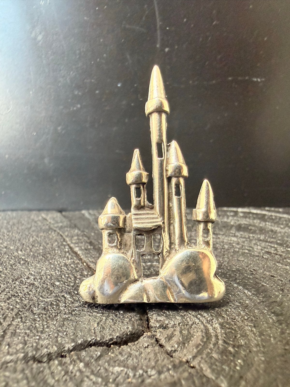 Zilveren Disney Kasteel Miniatuur - Vintage Decoratie, Verzenden, Zilver