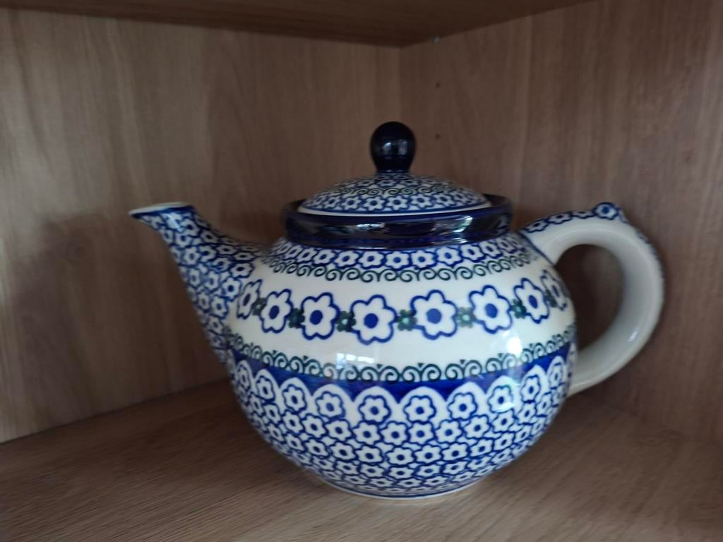 Bunzlau Castle theepot - Waterlily - 1300 ml, Antiek en Kunst, Ophalen of Verzenden