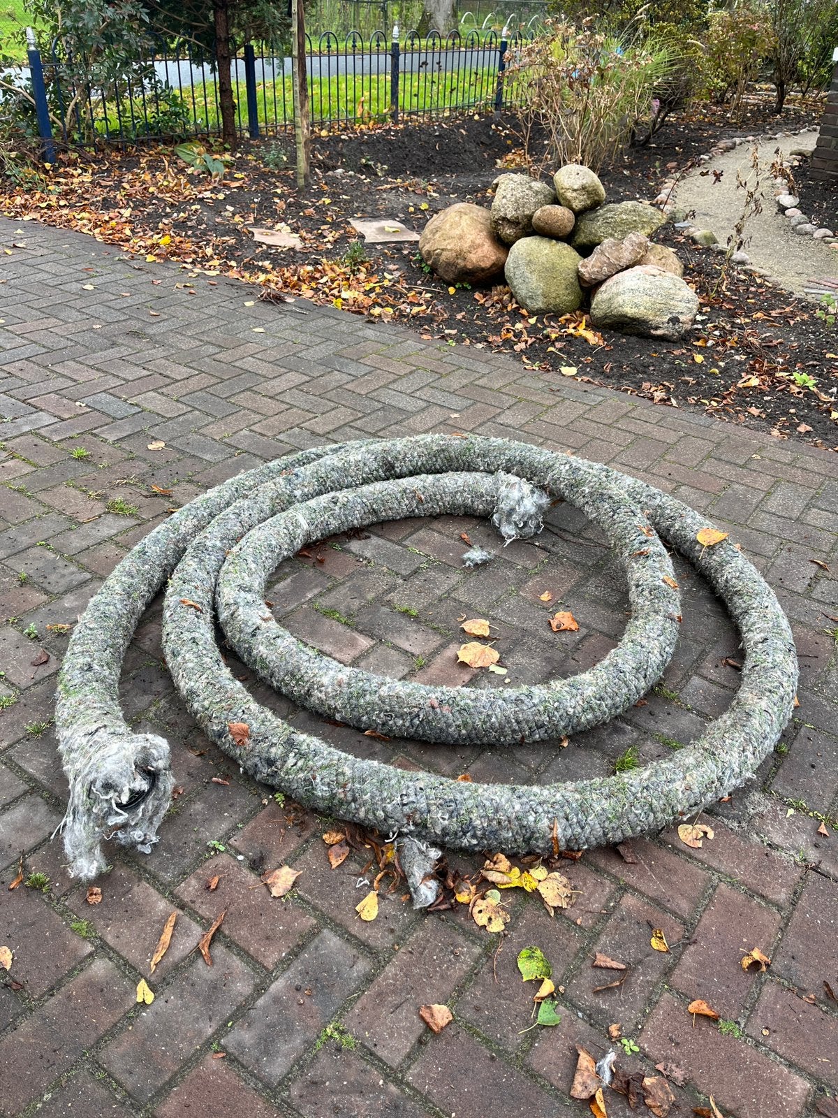 Drainagebuis met pp-vezel 450, L8m, d80mm, Ophalen, Overige materialen, 6 meter of meer, Overige typen