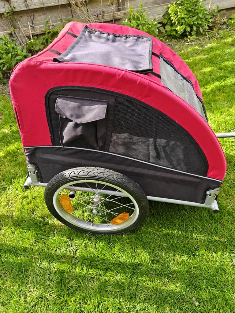 Hondenfietskar -Nieuwstaat - Trixie, Fietsen en Brommers, Fietsaccessoires | Aanhangers en Karren, Ophalen of Verzenden, Hondenkar