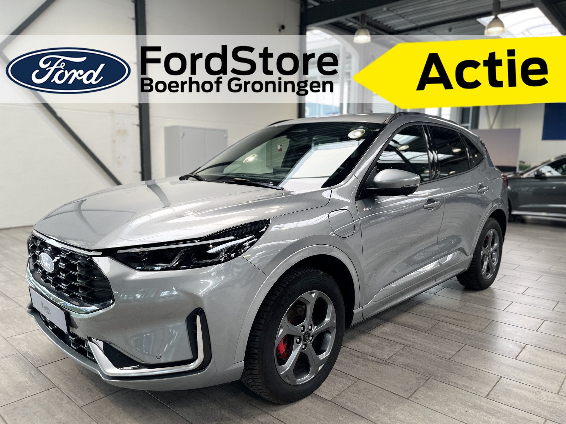 Ford Kuga 2.5 PHEV 243 pk ST-Line X I AGR stoelen | Adapt Cr, Auto's, Ford, 12 maanden, 14 kWh, Gebruikt, Zwart