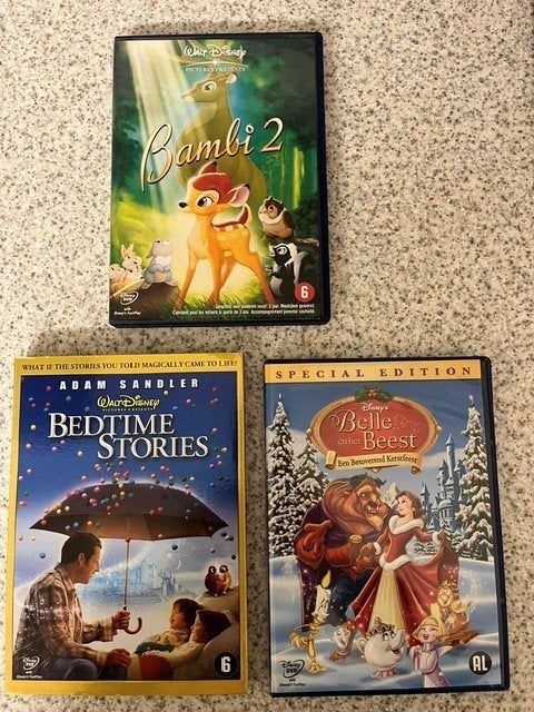 Disney DVD's - diversen, Alle leeftijden, Overige genres, Ophalen of Verzenden, Zo goed als nieuw