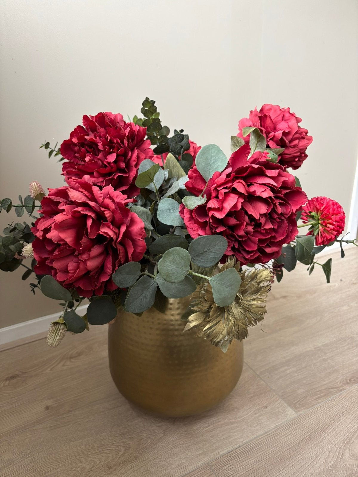 Boeket kunstbloemen, Ophalen of Verzenden, Zo goed als nieuw