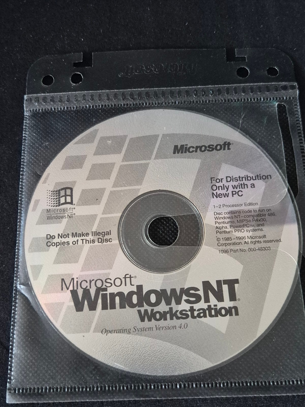 Microsoft Windows NT Workstation 4.0 CD-ROM, Ophalen of Verzenden, Windows