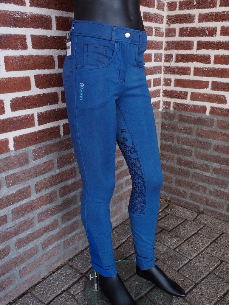 Montar Rebel Royal Blue Pippi Jeans Maat 32, Dieren en Toebehoren, Paardrijkleding, Blauw, Kinderen, Dressuur, XS