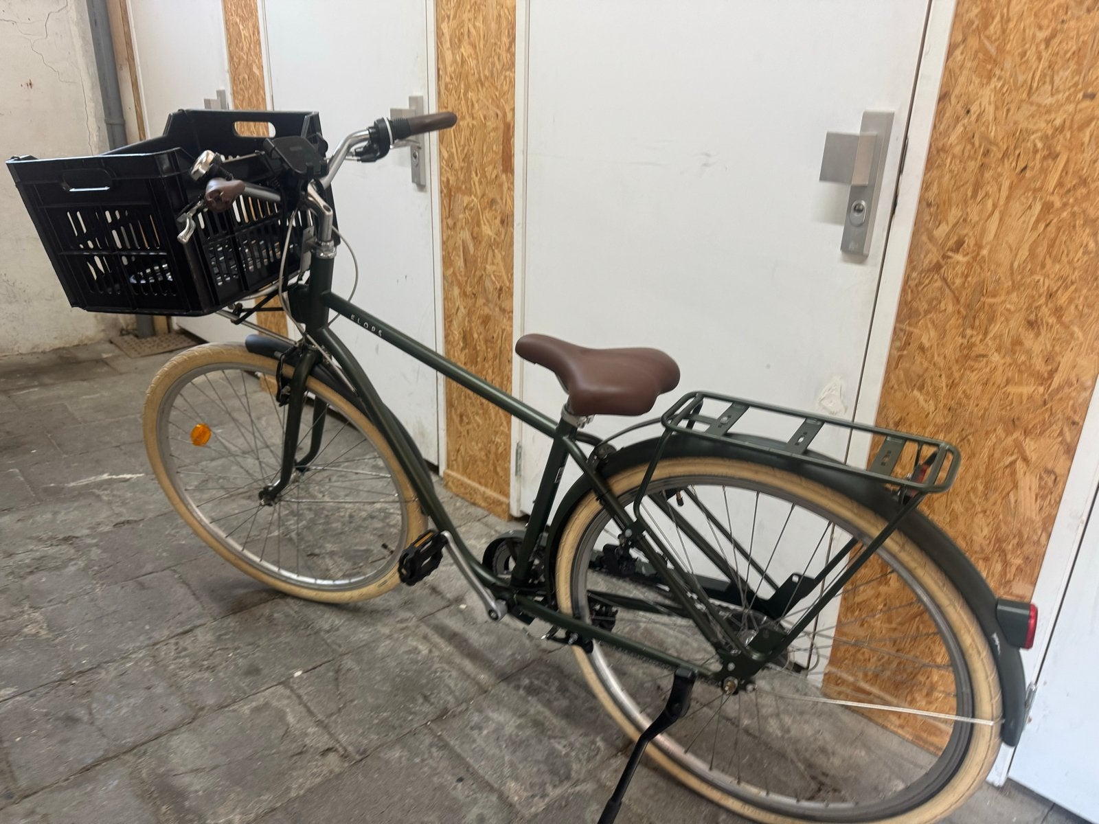 Decathlon Elops 520 Stadsfiets, Gebruikt, Velgrem, Versnellingen, 50 tot 53 cm