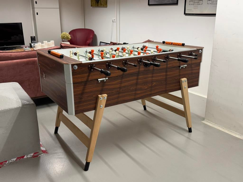 Deutscher Meister Grand Deluxe tafelvoetbaltafel, Ophalen, Gebruikt