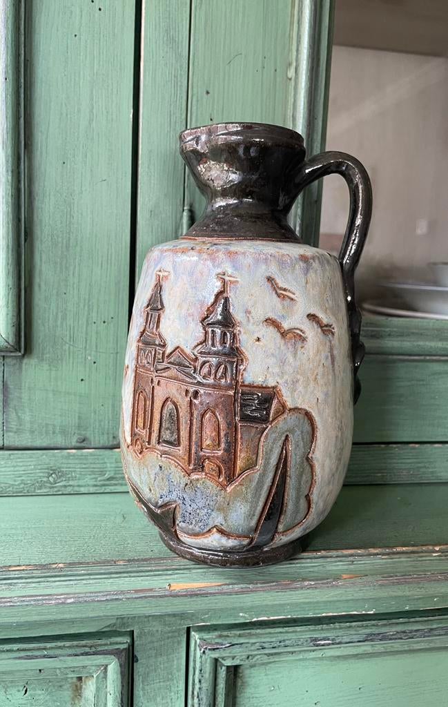 Belgische vintage Dubois kruik/vaas, Ophalen of Verzenden