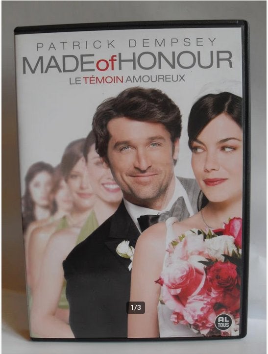 Made of Honour (originele dvd) Patrick Dempsey, Engels, Alle leeftijden, Nederlands, Romantische komedie