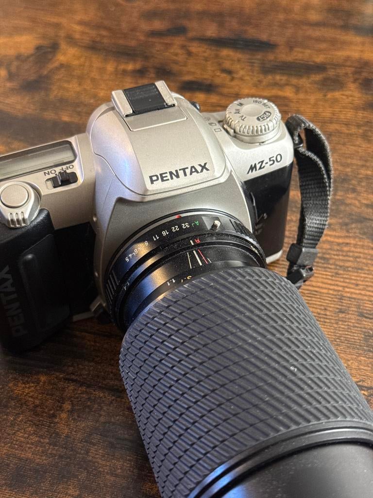 Pentax MZ-50 met 80-200mm lens - Zeer goede conditie, Ophalen, Zo goed als nieuw, Spiegelreflex, Pentax