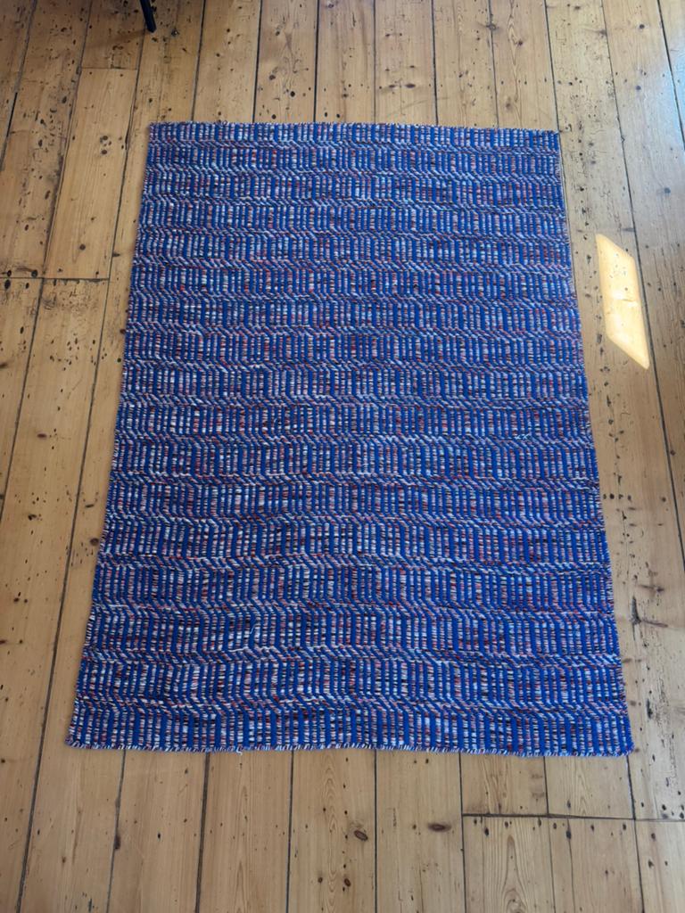 HAY Radio Rug – 140x200cm, Huis en Inrichting, Stoffering | Tapijten en Kleden, Ophalen, 100 tot 150 cm, Wit, 200 cm of meer