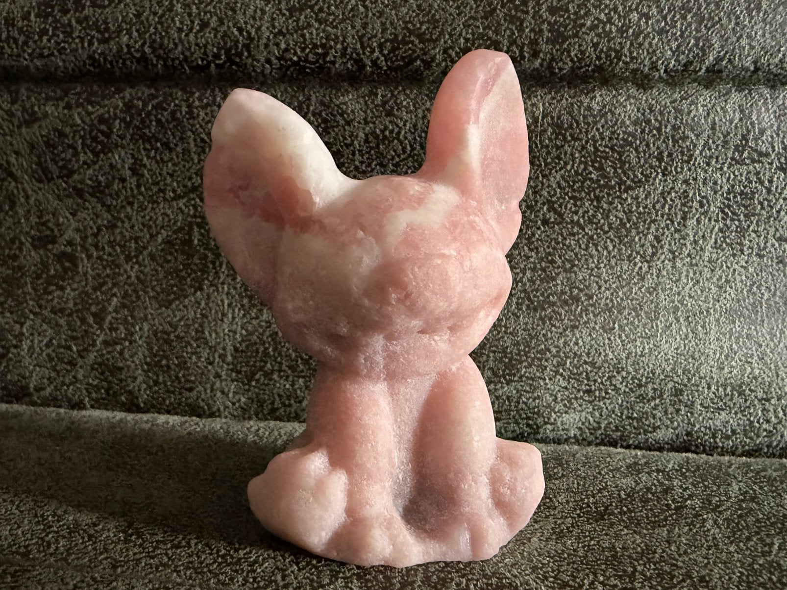 Stitch roze opaal carving. Edelsteen Disney, Ophalen of Verzenden, Nieuw