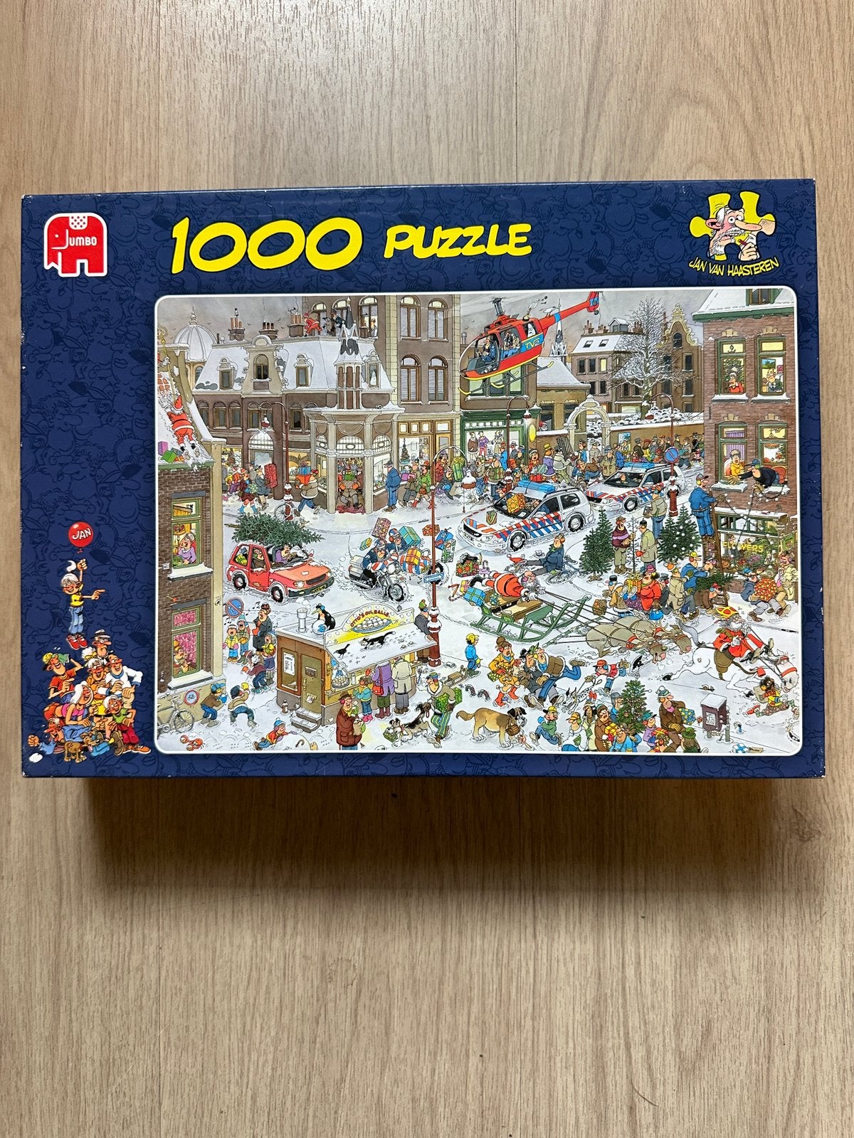 Jan van Haasteren - Kerstmis - 1000 stukjes, Ophalen of Verzenden, 500 t/m 1500 stukjes, Zo goed als nieuw