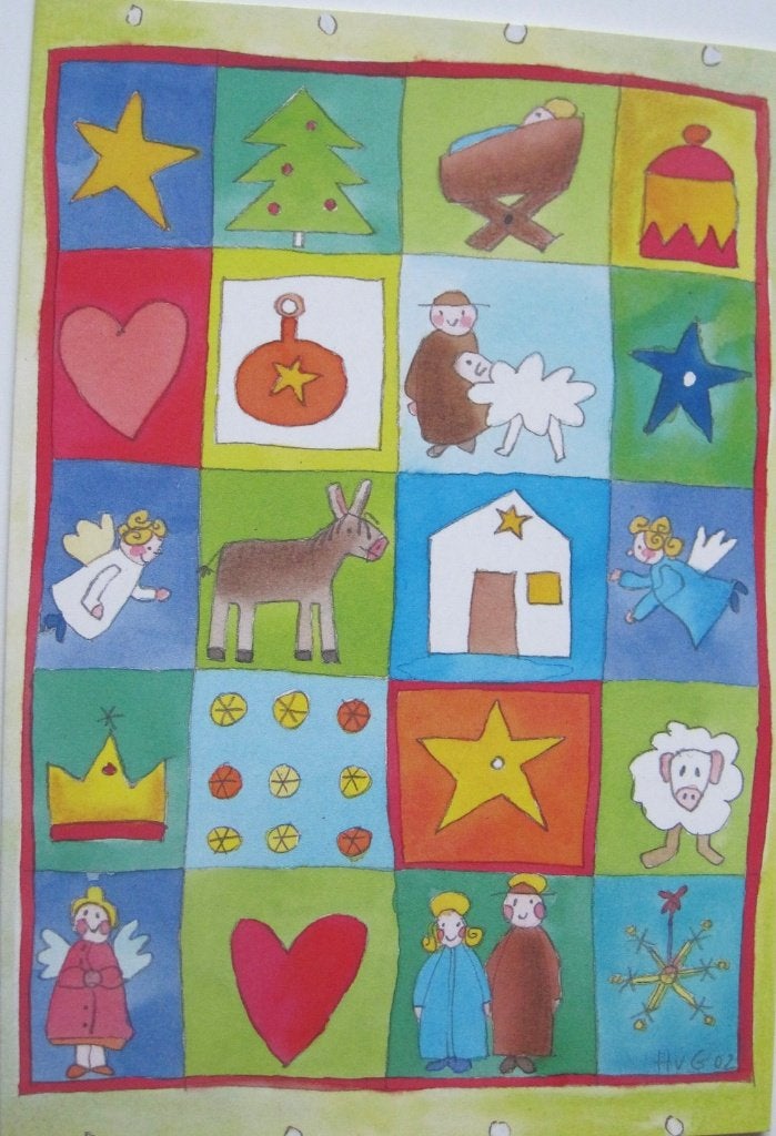 Voor het kind - kerst tekeningen - feestdagenkaarten - nieuw, Verzenden, 1980 tot heden, Ongelopen, Overige thema's