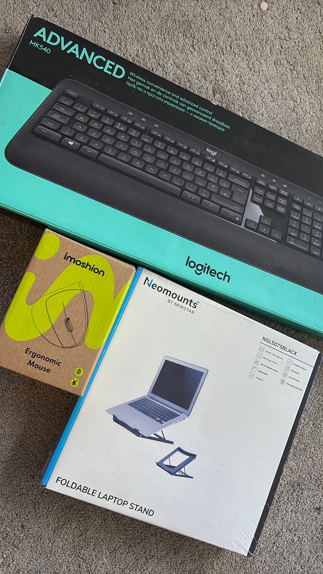 Set van computer benodigdheden, Ophalen, Zo goed als nieuw, Ergonomisch