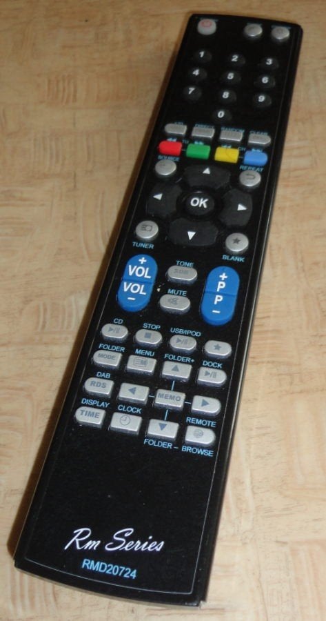 Afstandsbieding RM-Series RMD20724 HiFi Remote Control, Ophalen of Verzenden, Zo goed als nieuw, Origineel, Receiver of Versterker