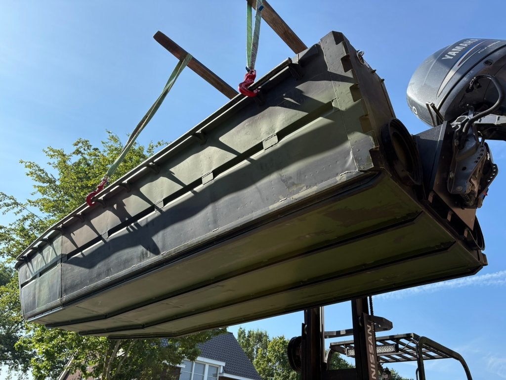 HDPE geleiders voor legerboot Etas MLF F2