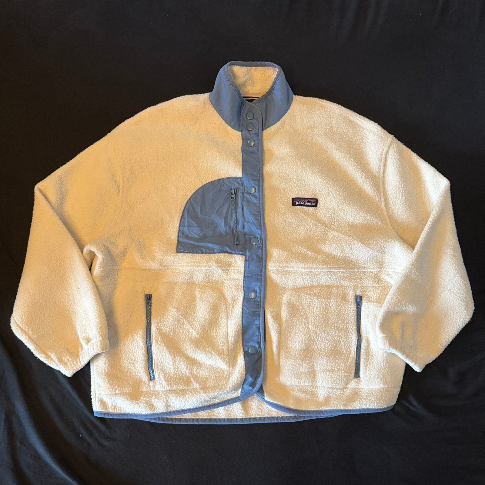 Patagonia fleece jack, Ophalen of Verzenden, Zo goed als nieuw, Maat 48/50 (M), Wit