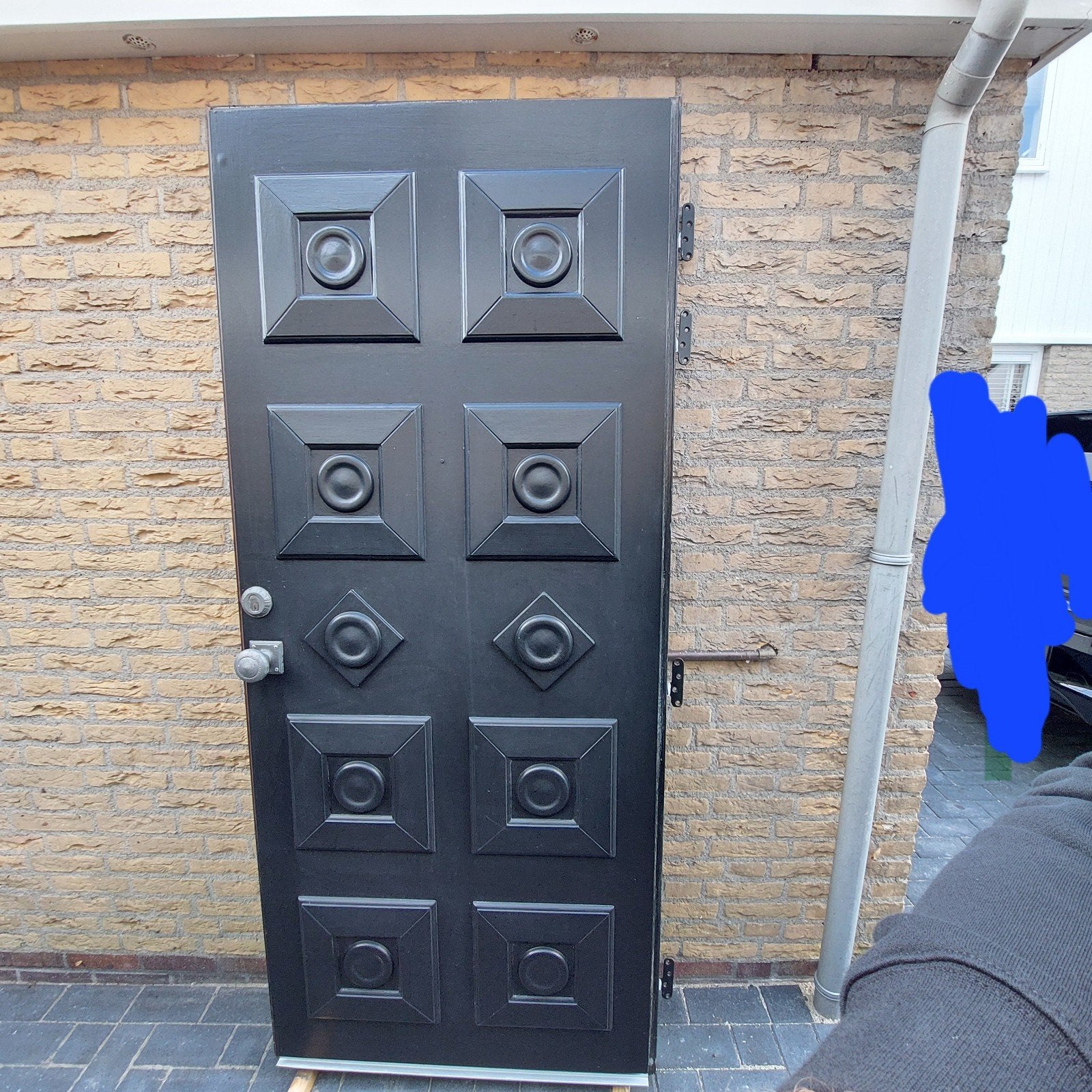 Voordeur 205x88x8, Doe-het-zelf en Verbouw, Ophalen, Gebruikt, 80 tot 100 cm, Buitendeur