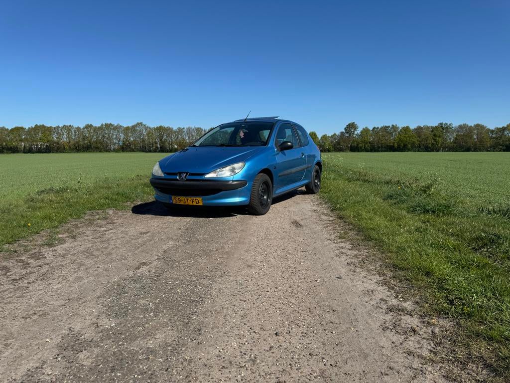 Peugeot 206 1.1 XR 3D 2002 Blauw, Voorwielaandrijving, 31 €/maand, 4 cilinders, Blauw
