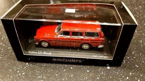 Minichamps Volvo 121 Break 1966 red  1van 1.440  430 171014, Ophalen of Verzenden, Nieuw, Auto, MiniChamps